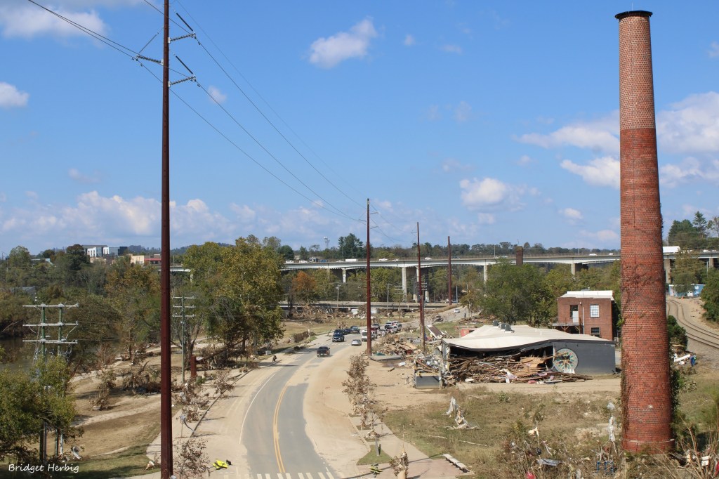 Views from the Haywood Road Bridge